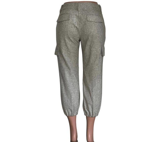 Vintage y2k gray wool cropped cargo pants - Picture 3 of 4